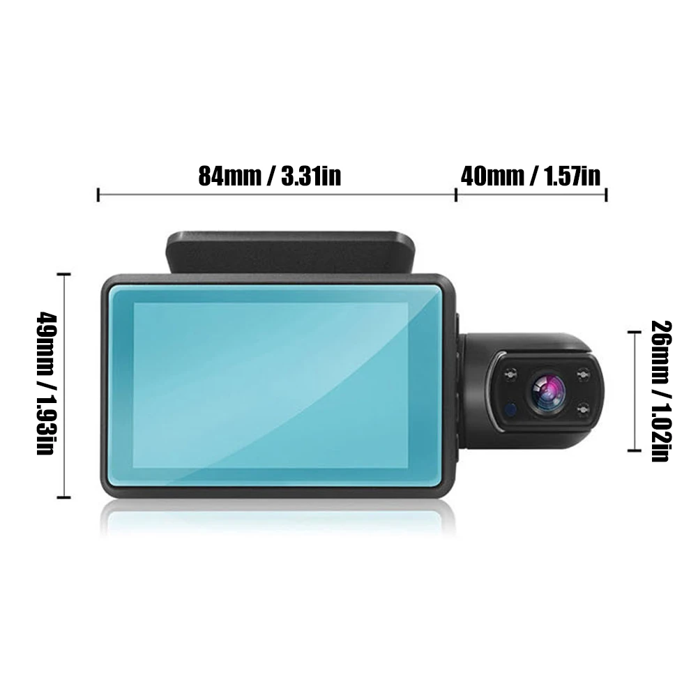 2 Lens Car Video Recorder HD 1080P Dash Cam with WIFI Car Black Box avto dvr IPS Camera Recorder Night Vision Loop Recording DVR car dvr