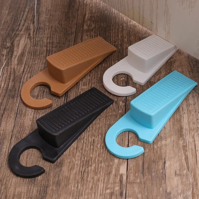 10/1Pcs Rubber Door Stopper Wedge for Floor Anti-collision Door Stops for Home Office Bedrooms Living Rooms Soft Waterproof silicone door stopper,door stopper bumpers,door stopper