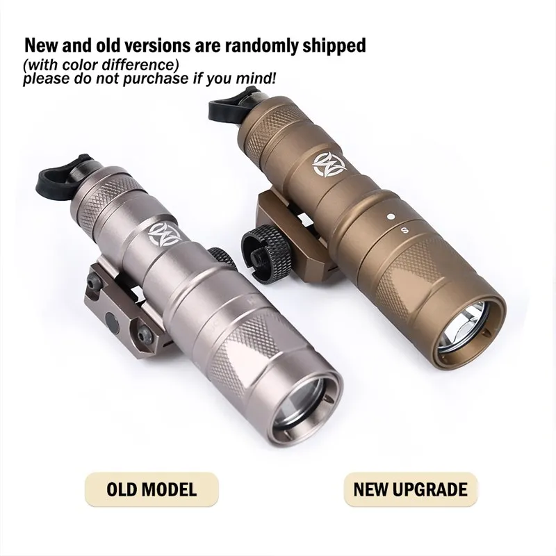 WADSN M600 M300 M600W M300W  Tactical Strobe Flashlight Scout Light LED Hunting Rifle Weapon Accessories Fit 20mm Picatinny Rail 3