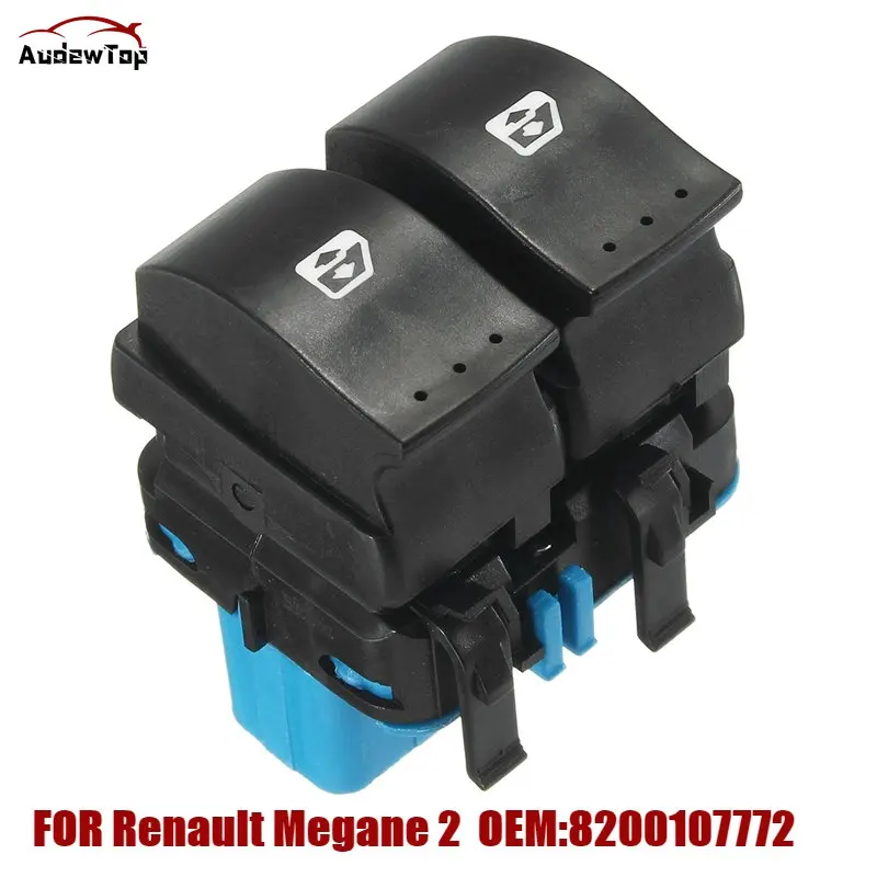 

10 Pins Electric Window Switch Lifter Switches 8200107772 For RENAULT MEGANE II 2 SCENIC II GRAND SCENIC II 2002-2009 Accessorie