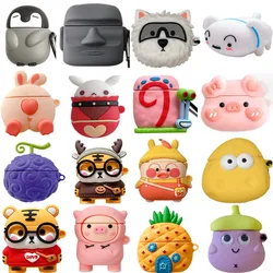 3D Creativity Case Cover for AirPods Pro 2 Case Silicone Cute Dog Cartoon Wireless Earphone Case for AirPods 1 2 3 Pro 2 Cover