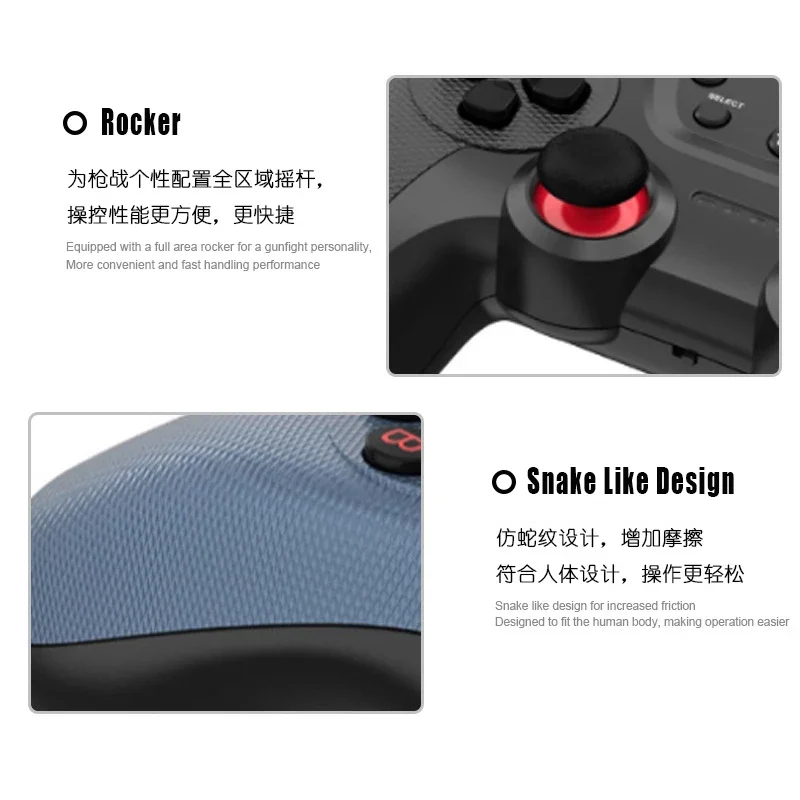 Wireless Gamepad Gaming Control Video Game Pad Controller For Mobile Android Cell Phone PC TV Box Joystick Gamer Cellphone Mando - 3