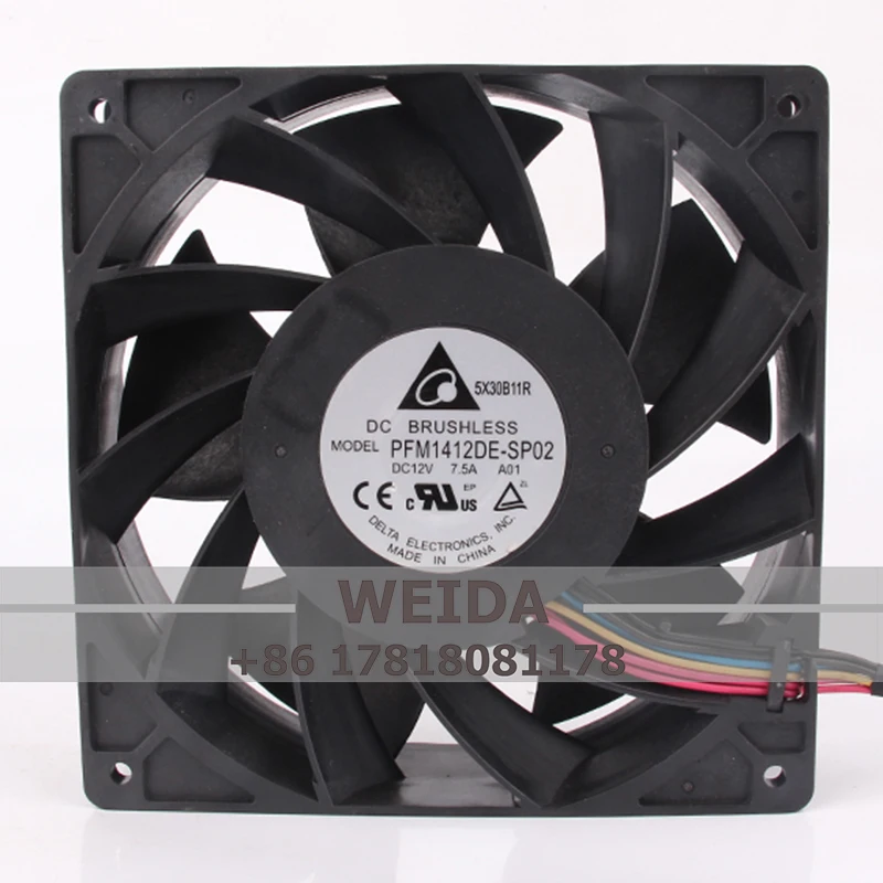 Чехол Вентилятор Для DELTA PFM1412DE-SP02 140x140x38 мм 12 В 14038 а 14 см, большой инверторный Вентилятор охлаждения