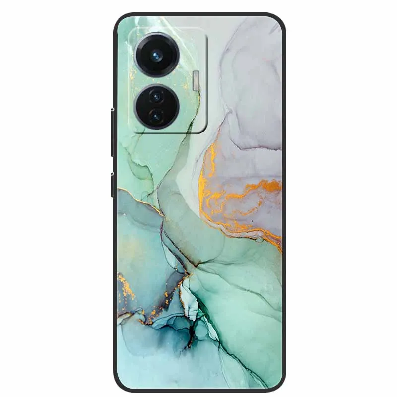 Elegant Marble Soft Silicone TPU Back Case - Shockproof Phone Cover