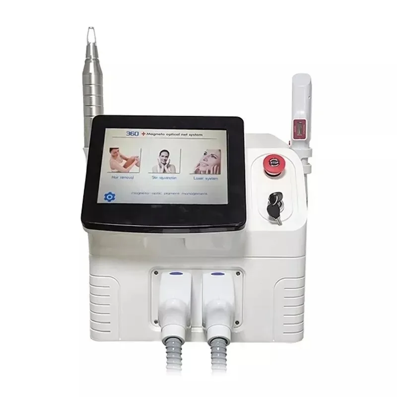 2023 New 2 in 1 Portable Picosecond High Intensity Pulse IPL E-light hair Laser Removal Machin Whitening Skin Beauty Equipment keyence fs v31 digital fiber optic sensor light intensity detection mode fs v31 npn output original fs v31p pnp keyence sensor