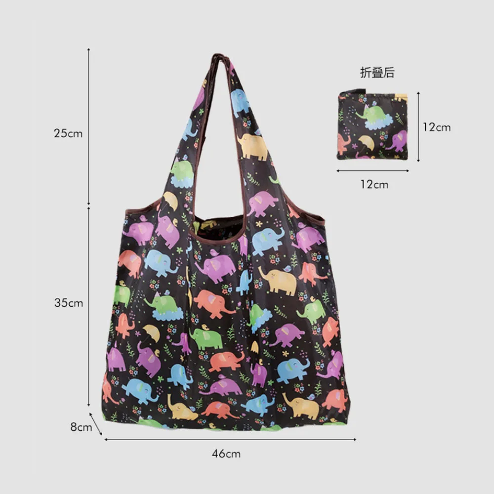 Eco-Friendly Waterproof Folding Tote: Large Reusable Shopping and Storage Bag