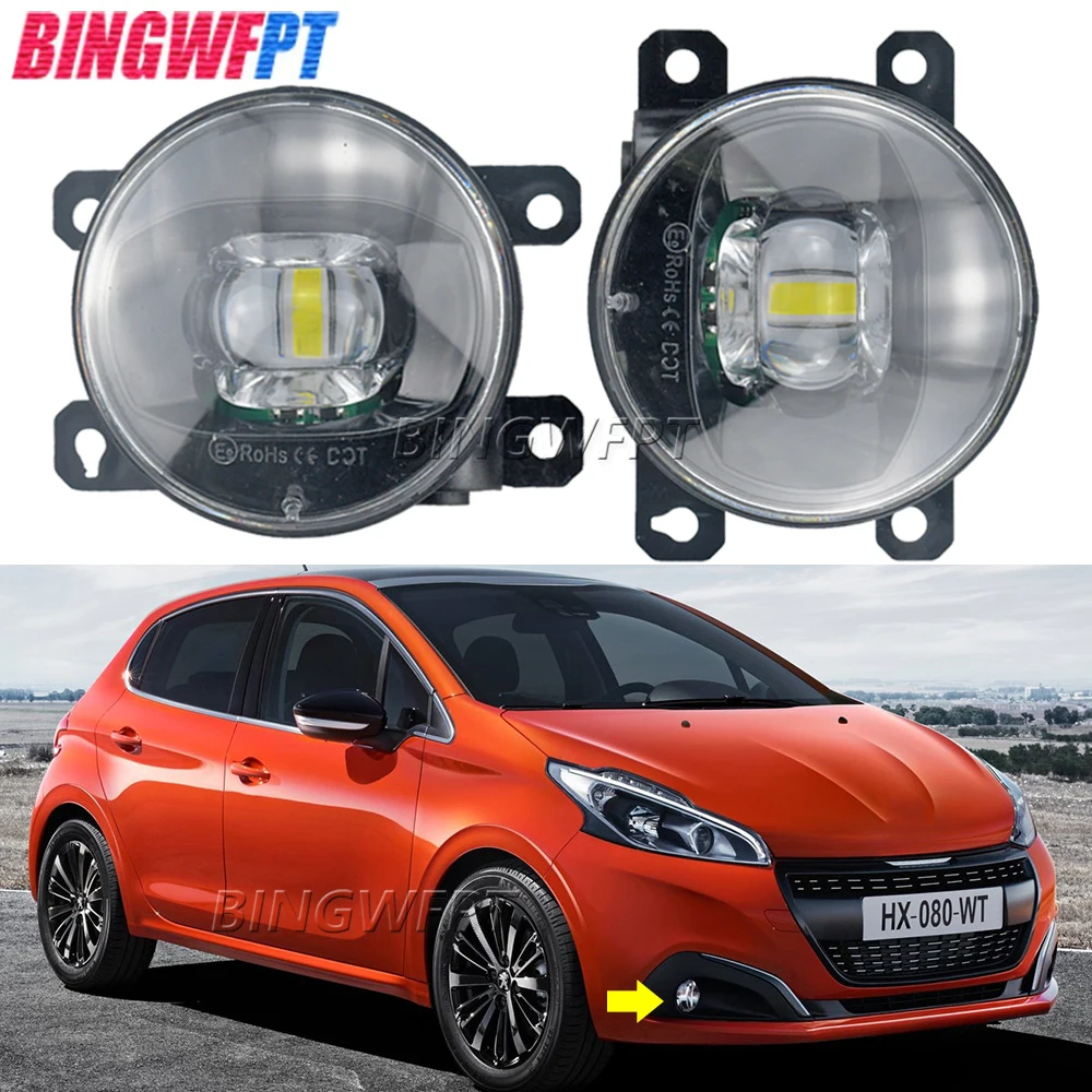 BINGWFPT 2PCS High Quality Car H11 Lens LED Fog Light DRL 12V Daytime bingwfpt-2pcs-high-quality-car-h11-lens-led-fog-light-drl-12v-daytime