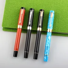 

Jinhao 100 Fountain Pen, Beautiful Patterns Iridium F/M Nib Writing Ink Pen Office Business School Stationery Gift