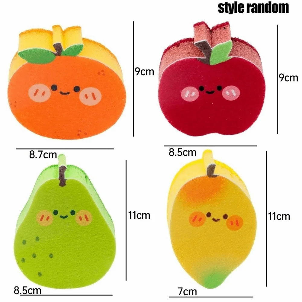 Soft Sponge Kitchen Cleaner Fruit Shaped Scrub