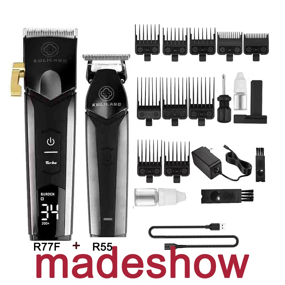 

Машинка для стрижки волос Madeshow R77F электрическая, 7200 об./мин.