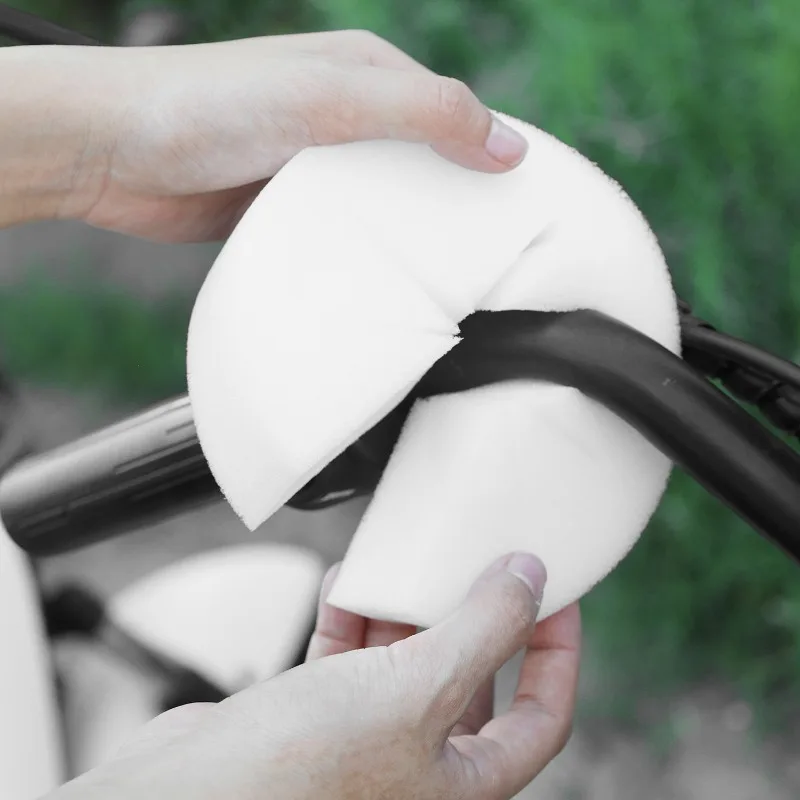 Motorcycle Windproof Cotton Wavy Face Grips Gloves 360-degree No Dead Angle Block Cold Air Thicken High-density Grips Gloves