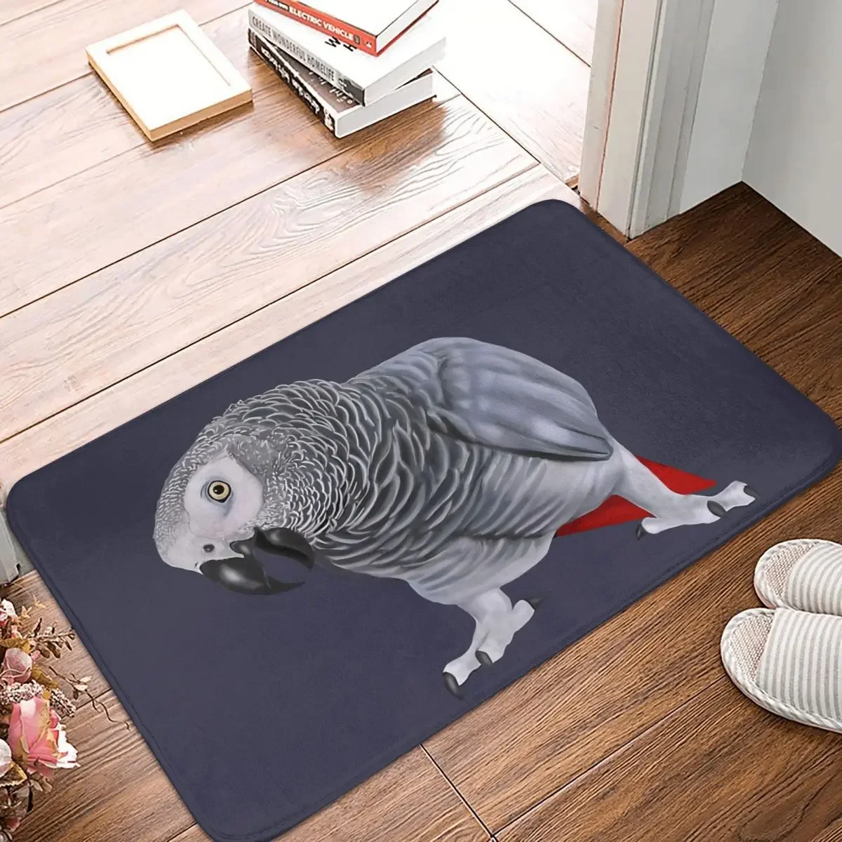 

Bathroom Mat African Grey Parrot Doormat Kitchen Carpet Entrance Door Rug Home Decor
