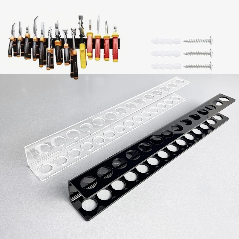 Screwdriver Rack Wall Mount Workshop Hand Tool Organizers And Storage Hand Tool Holder Hammer Rack Pliers Organizer Workshop