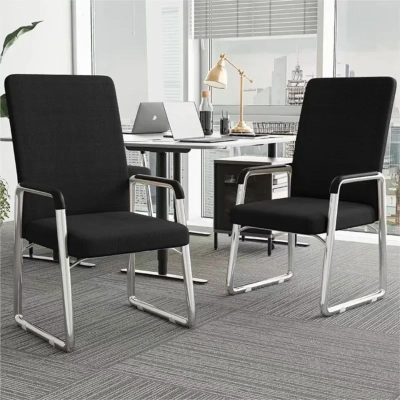 Office Chair Computer Chair, Comfortable Home Sitting Bow Chair,Student Dormitory Backrest Conference Staff Chair 2
