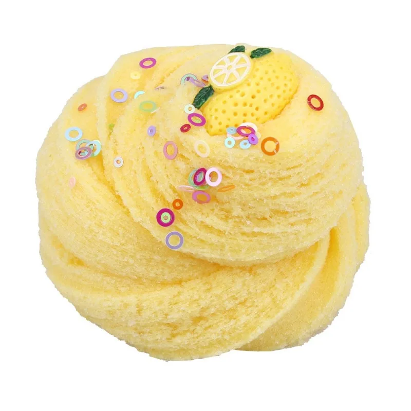 100ml Butter Fluffy Slime Kit Charm with Scented Slime Soft Putty DIY Sludge Birthday Gift Toys for Plasticine Modeling Clay Toy