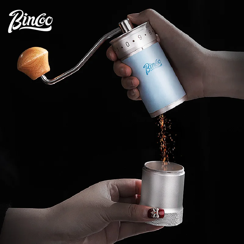 مطحنة قهوة يدوية احترافية بتروس فولاذية سداسية قابلة للتعديل