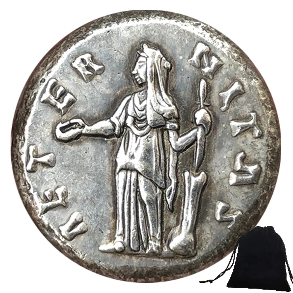 

Роскошные Антикварные римские королевские скипетры, Забавные 3D фотомонеты/удачи, памятные монеты с карманом для забавных монет + подарочный пакет