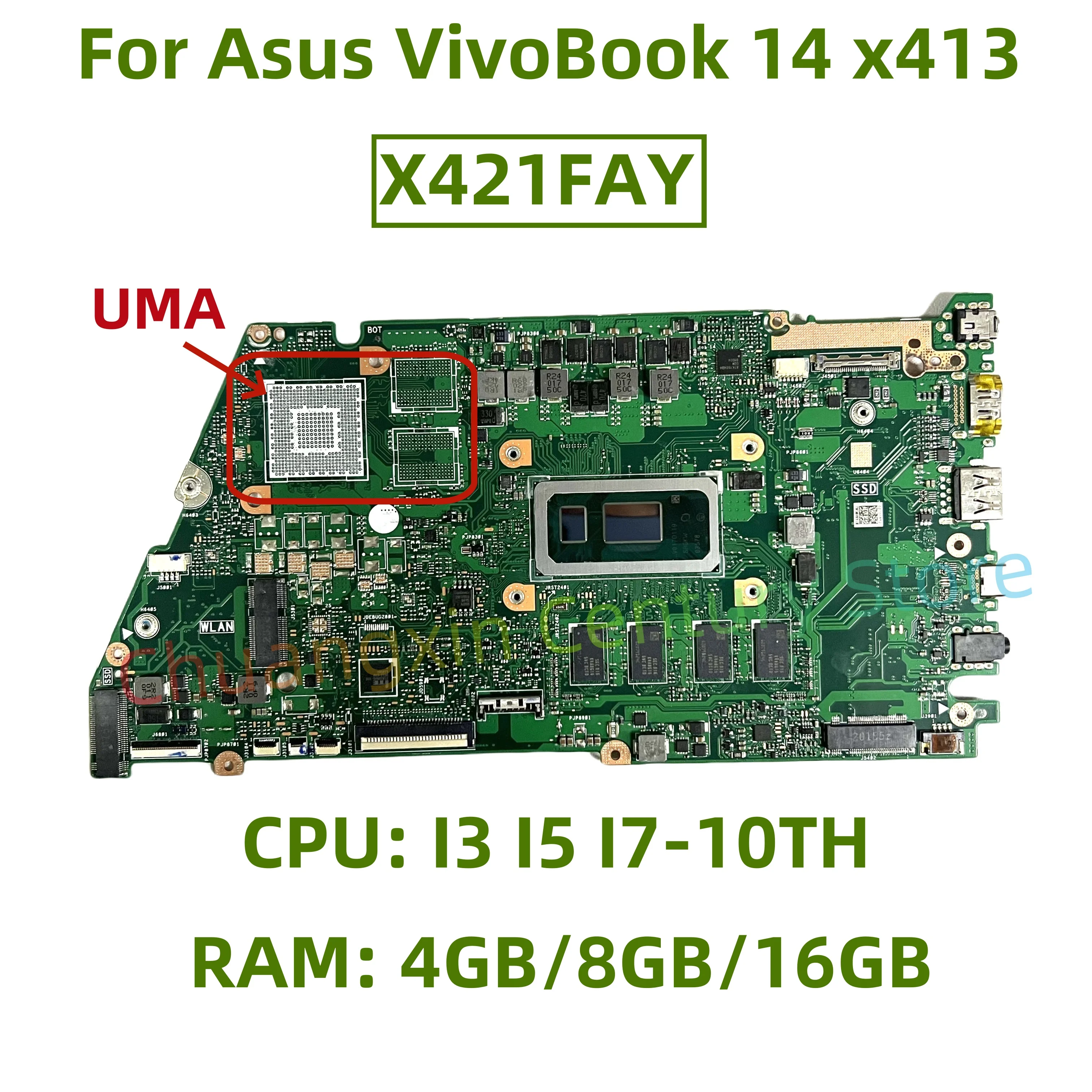X421FAY/X421FL motherboard for Asus VivoBook 14 X413 Laptop with