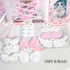 10PCS DIY Plush Wing Handmade Home Deocr Gift Decoration Card Cover Decor Cartoon Plush Cute DIY Accessories Sewing Supplies 4
