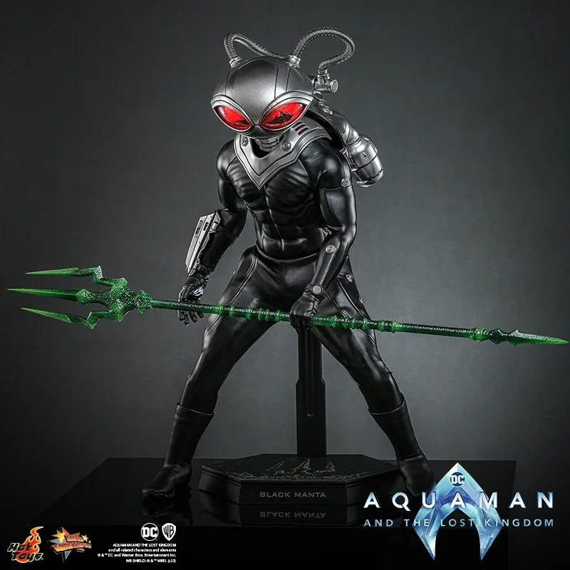 34Cm Original Hot Toys Aquaman 2 Lost Kingdom Black Manta Ray 1:6 Scale Collection Action Figures Cool Model Pre-Sale Toy Gift