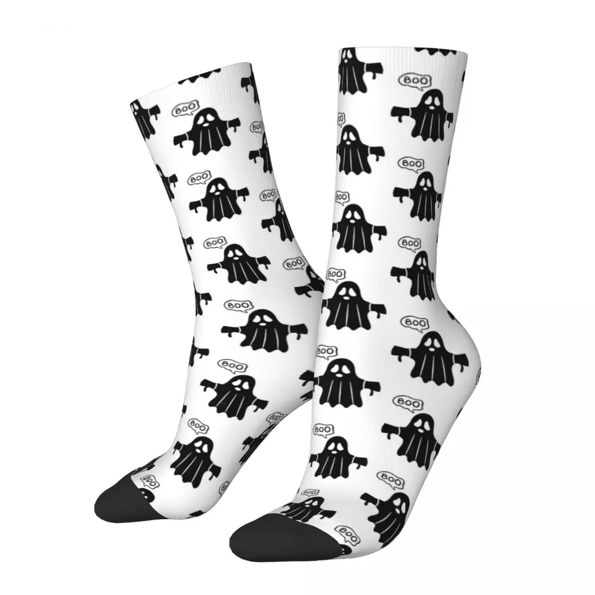 

Black Ghost Of Disapproval Socks Male Mens Women Winter Stockings Harajuku