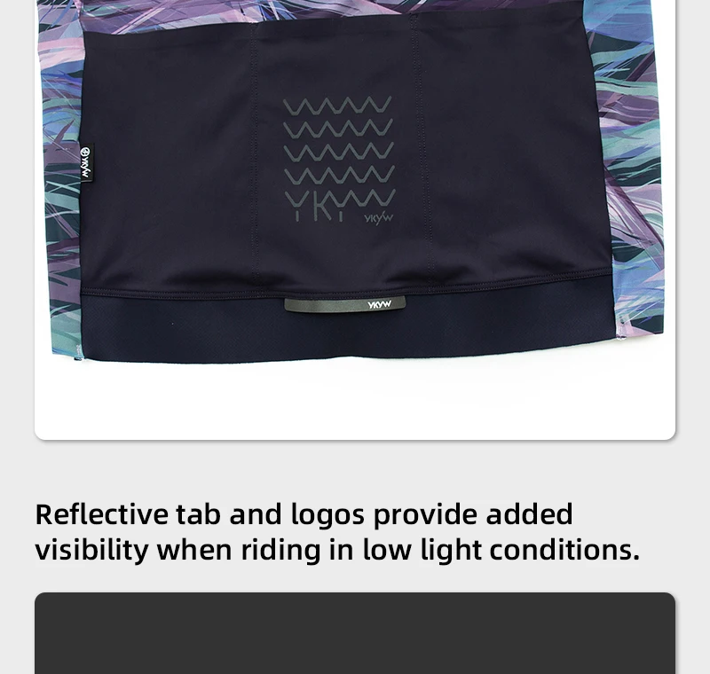 YKYWBIKE 2026 Herren-Radtrikot, langärmelig, Rennrad-Shirt, Fahrradtrikot, weiches Licht, Sommer, atmungsaktiv, MTB, Maillot, kurz – Detail 11