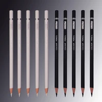 6pcs Black White Color Pencils Permanent Color Drawing Pencil Oil-based Wooden Colored Pencils For Artist And Beginner Art 1