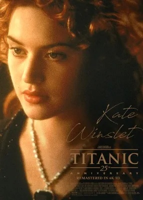Titanic Kate Winslet Poster – Rose DeWitt Bukater 25th Anniversary Edition | Elegant Movie Portrait Print 7