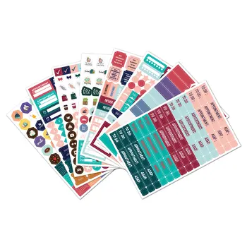 4/8 Adesivi per pianificatore Accessori per diario Adesivi Notebook Materiale fai da te Adesivi per scrapbooking per quaderni Pianificazione creativa
