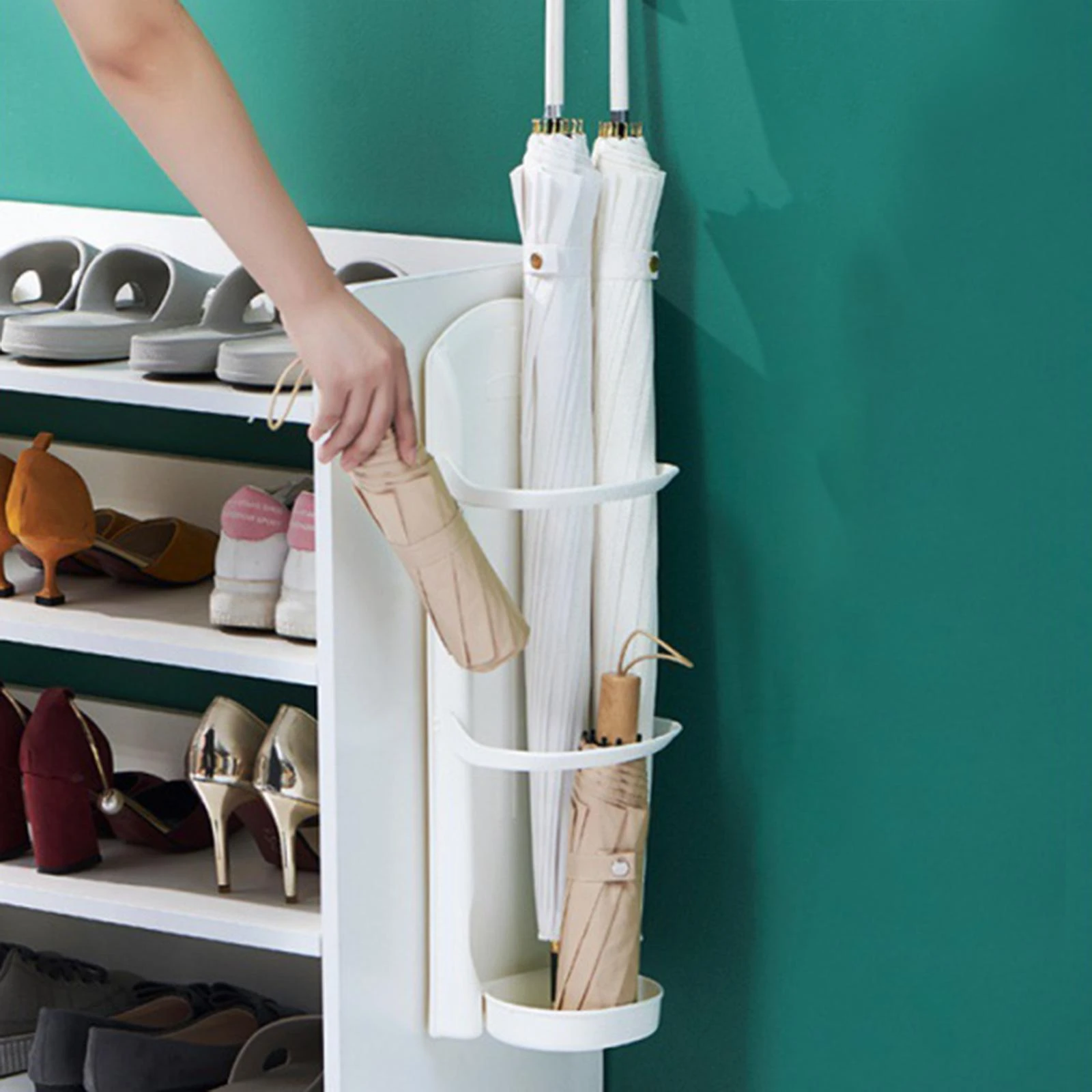 de paraguas de almacenamiento, organizador de paraguas de mango largo y corto, estante de montado en la pared para el hogar, oficina, pasillo, interior| | - AliExpress