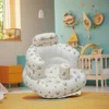 1PCS Inflatable Baby Seat for Babies, Baby Floor Seats for Sitting Up, Blow Up Baby Chair with Built in Air Pump 1