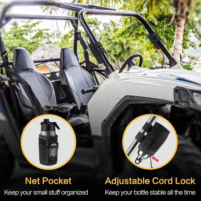 Cup Holder for Bike,Scooter and Wheelchair,Water Bottle Holder for Walker,Golf Cart and Beach,Universal Drink Holder Accessories 6