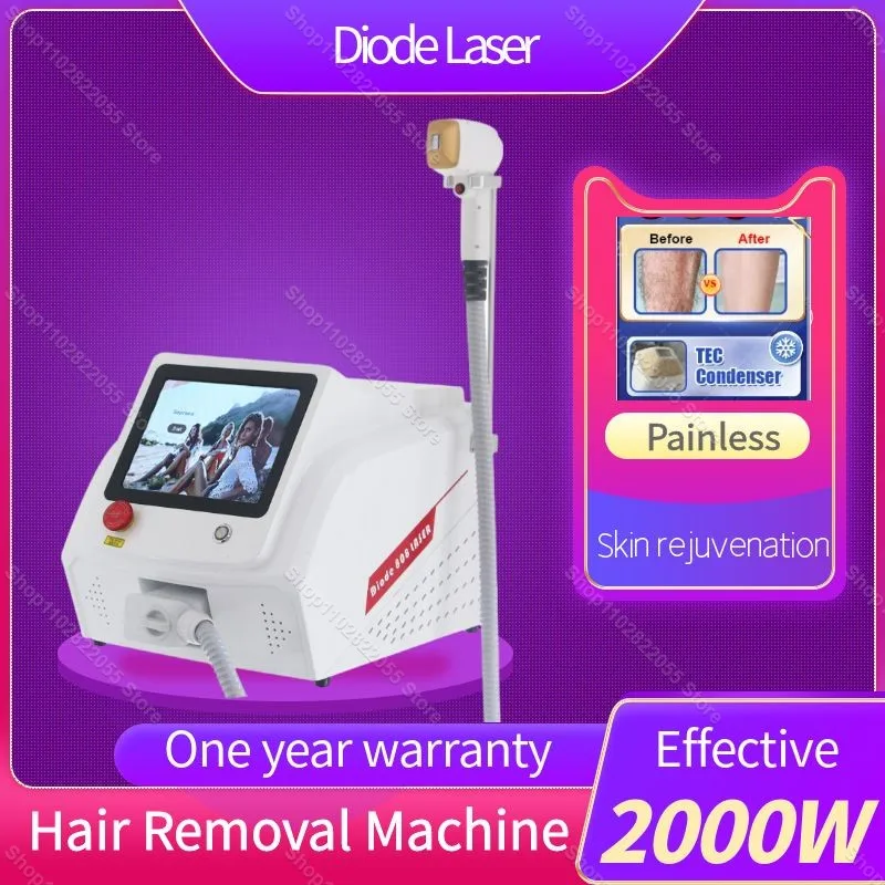 2024 Più Nuovo Portatile 755 808 1064 Laser Diodo 808 Macchina Per La Depilazione Laser A Diodi Professionale Più Venduto