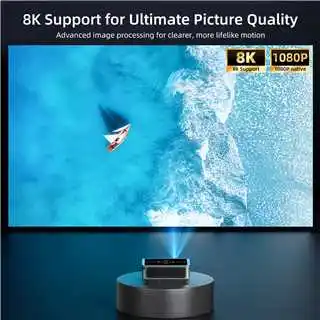 X1 직업적인 스마트 프로젝터 원주민 1080P 350ANSI T972 안드로이드9.0 8K 4D 이중 대역 와이파이 BT5.0 홈 시네마 프로젝터