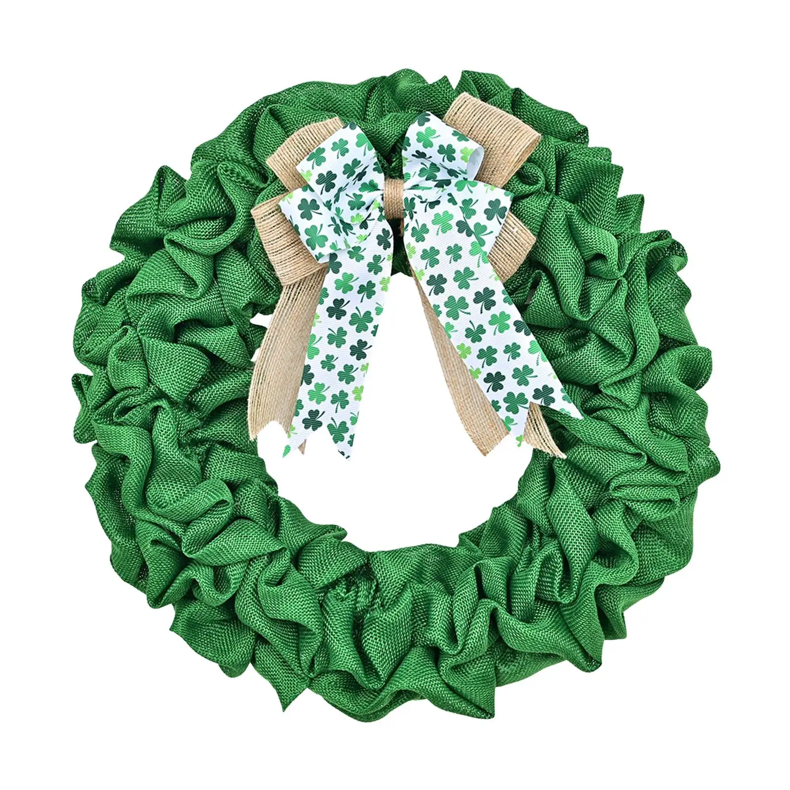 ST Patricks Day Wreath Front Door Wreath Spring Summer Party Decor Backdrop Greenery Wreath Artificial Wreath for Home Window