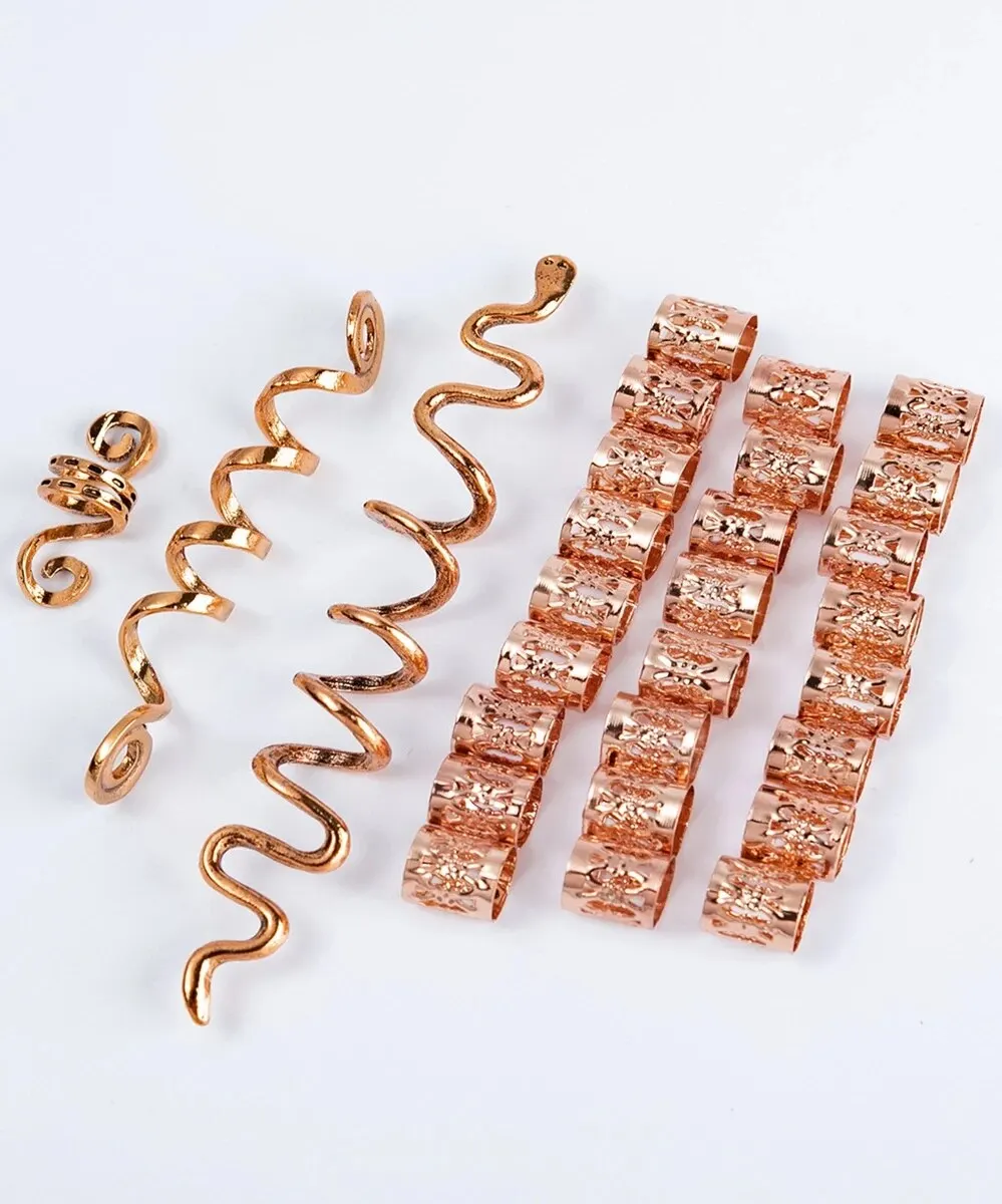 Retro Ethno Twist Twist Spiral Dreadlocks Clip Irish Haarschmuck – Detail 6