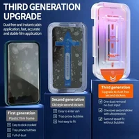 Protecteur d'écran avec revêtement oléophobe, verre anti-espion, installation sans poussière, iPhone 13, 11, 12, 14 Pro Max, Mini X, Poly 15, 8K, 1-2 pièces 4