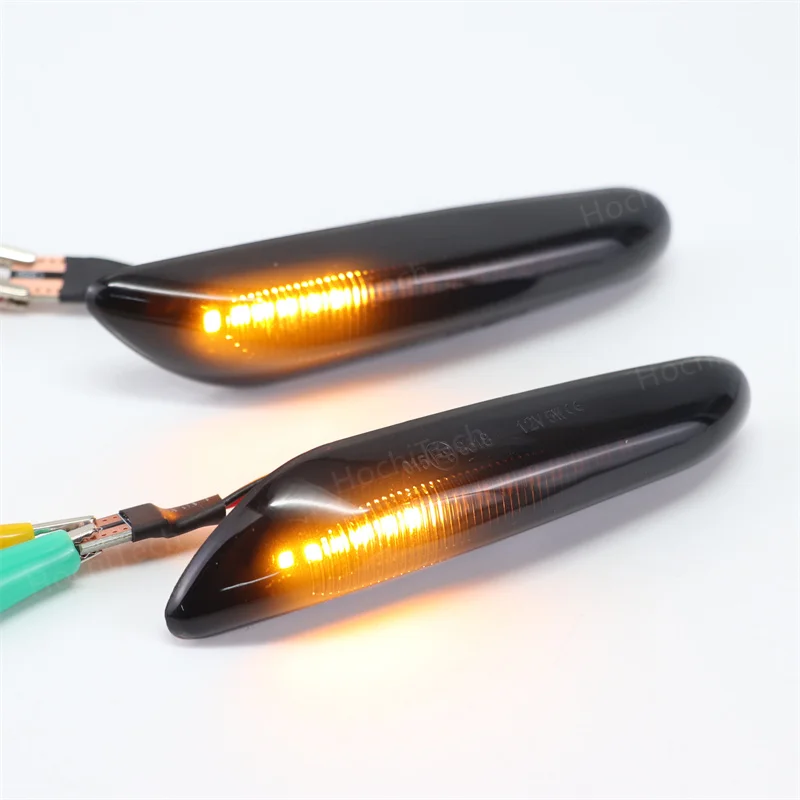 2Pcs Dynamic LED Fender Light Side Marker lamps For BMW X5 E53 E60 E61 E81 E82 E87 E90 E91 E92 X1 E84 X3 E83 E46