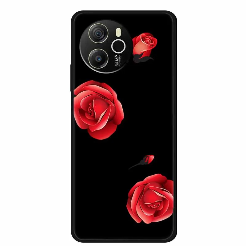 Enhanced Product Title:  
Premium Black Silicone Soft Back Cover Case - Sleek and Durable Phone Shell/Coque, 6.78