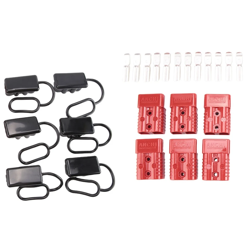 

6PCS 175A Battery Cable Quick Connector Kit Quick Connect Plug Battery Quick Connect