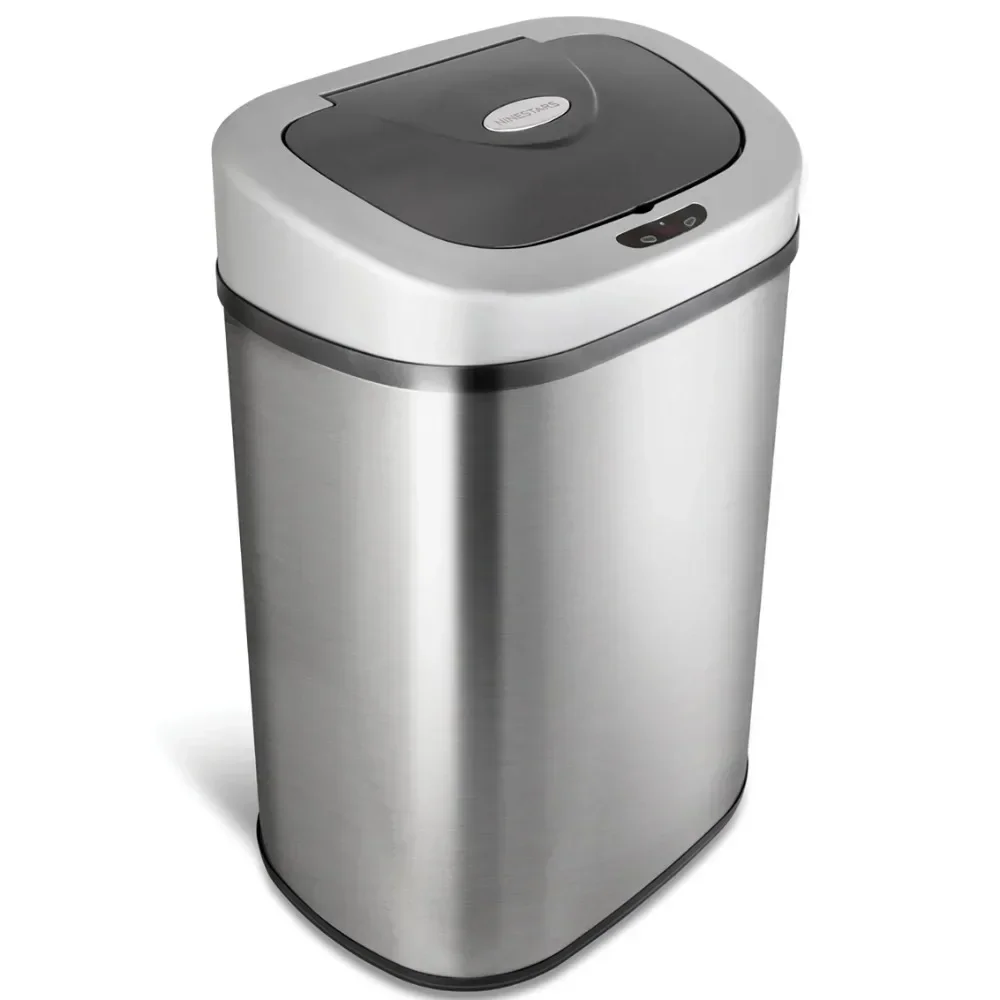 

OEING Nine Stars 21.1 Gallon Trash Can, Motion Sensor Touchless Kitchen Trash Can, Stainless Steel