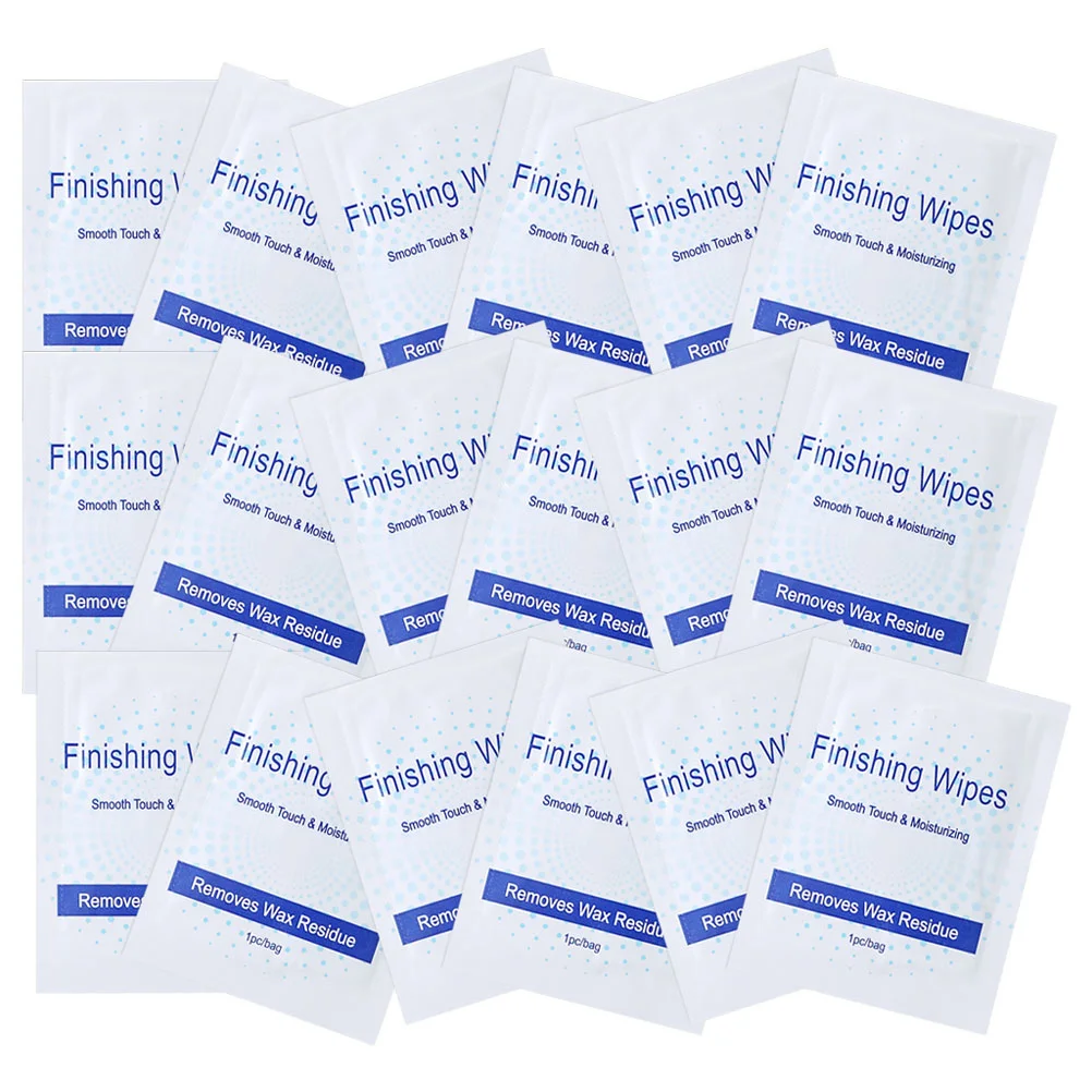20 Pcs Body Hair Removal Wax Cleaning Oil Pack Women Depilation Supplies Finishing Wipe Cream Wipes After Waxing Finishing 3