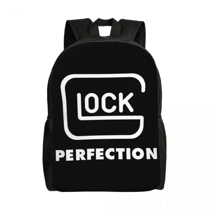 

Fashion Glock Travel Backpack Men Women School Computer Bookbag USA Handgun Pistol Logo College Student Daypack Bags