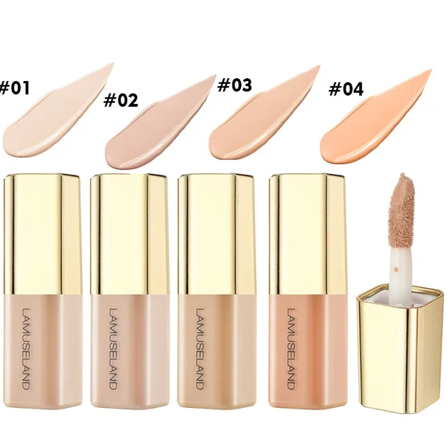 1pc Mini Concealer Liquid Foundation To Cover Dark Circles and Acne Marks Face Color Corrector 4 Colors Facial Makeup Cosmetics 2