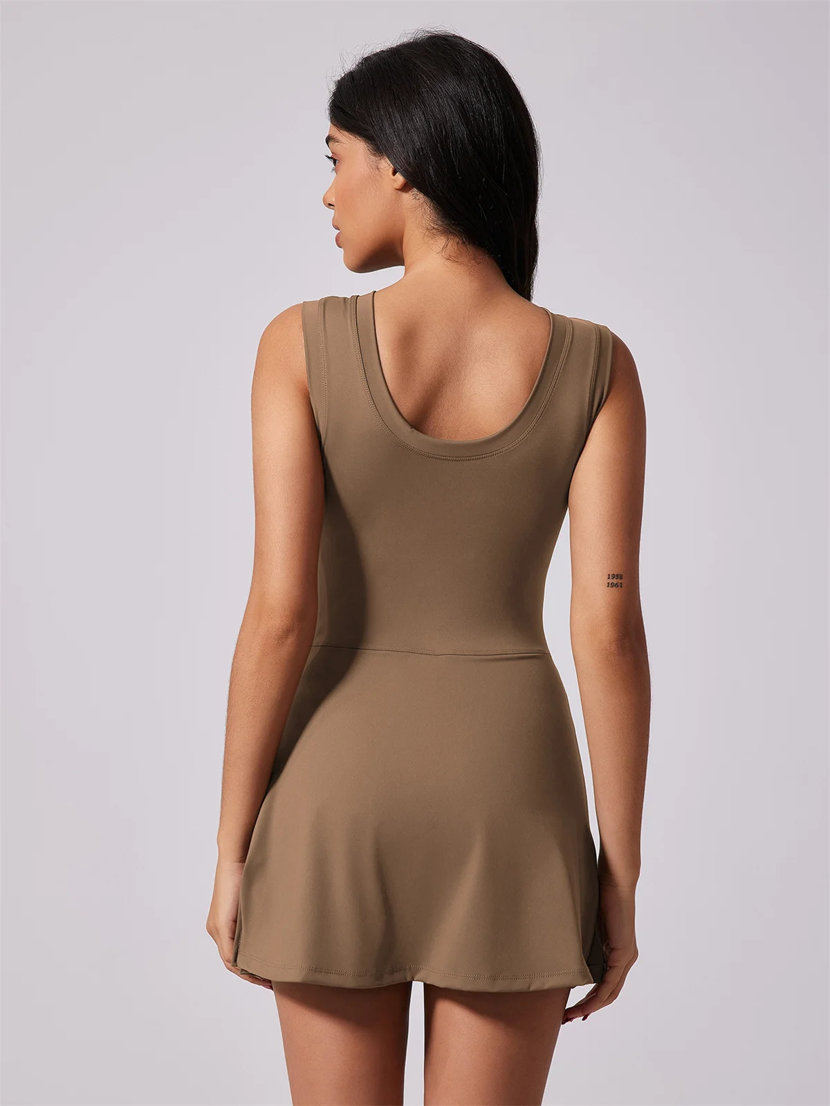 Women Tennis Sports Dress Running Jumpsuit Quick Dry Sportswear Ladies Sleeveless Tank Tops Shorts Suit Gym Fitness Yoga Skirt
