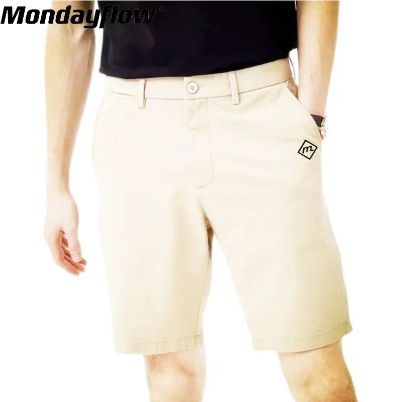 Monday Flow Men Golf Shorts Golf Man Shorts Men Sports Outdoor Lightweight Quick Dry Moisture Wicking Wear