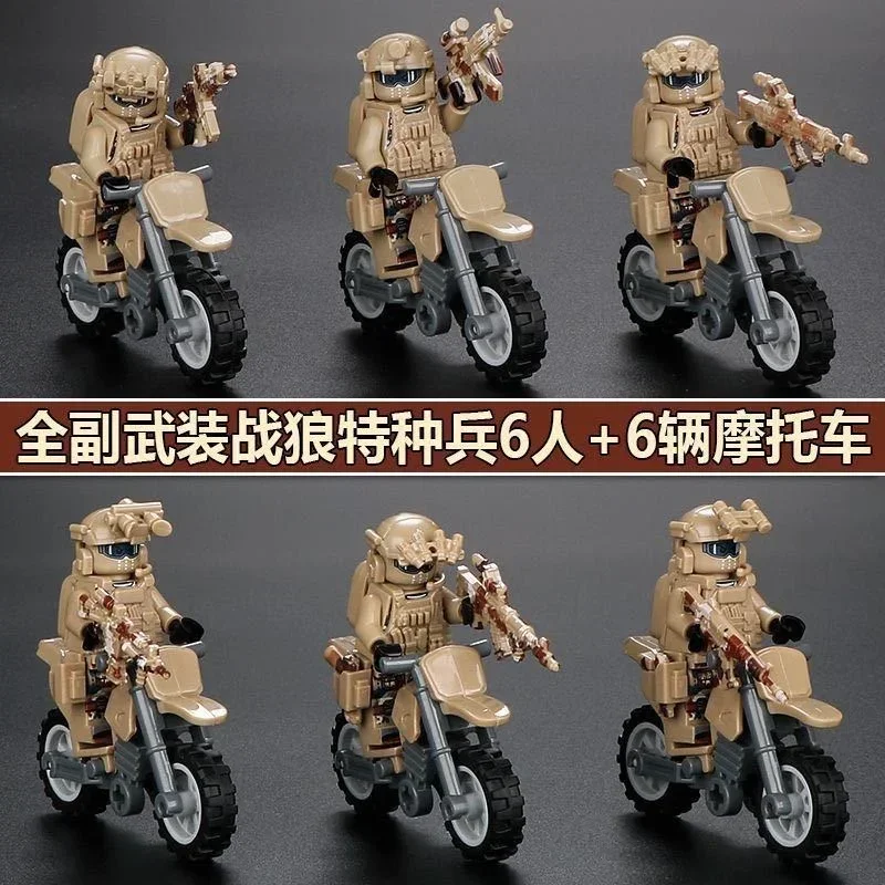 Tactical Black Ghost SWAT Miniature Building Block Set