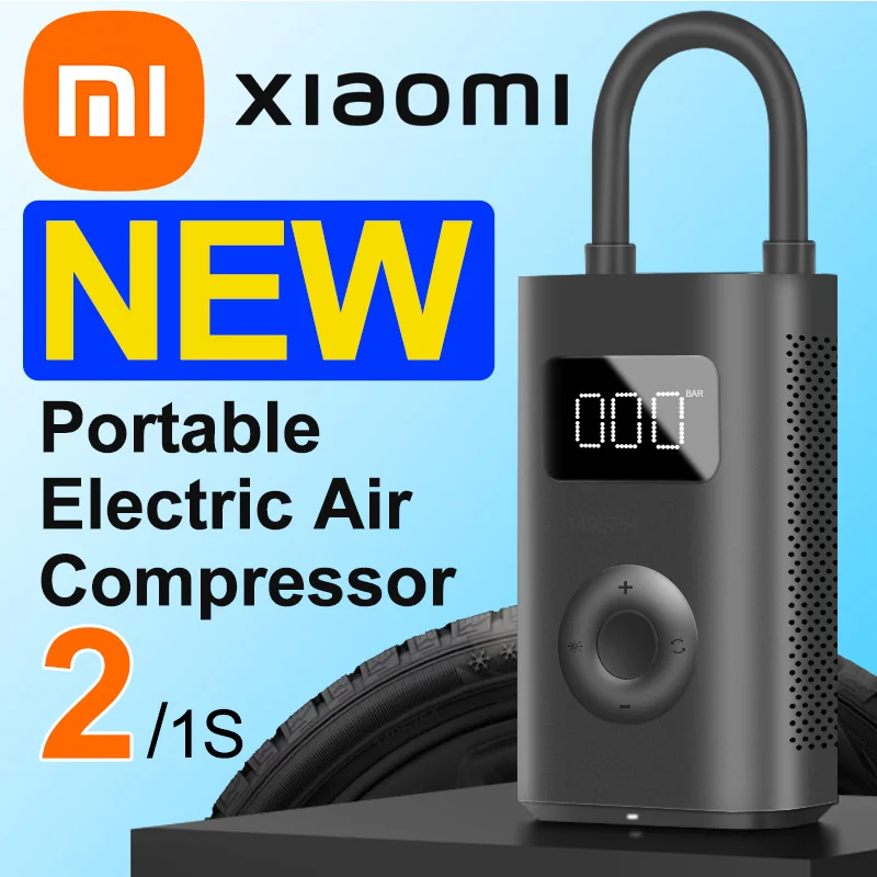 Xiaomi-Mijia-2-Portable-Electric-Air-Compressor-1S-Led-Multitool-Air ...