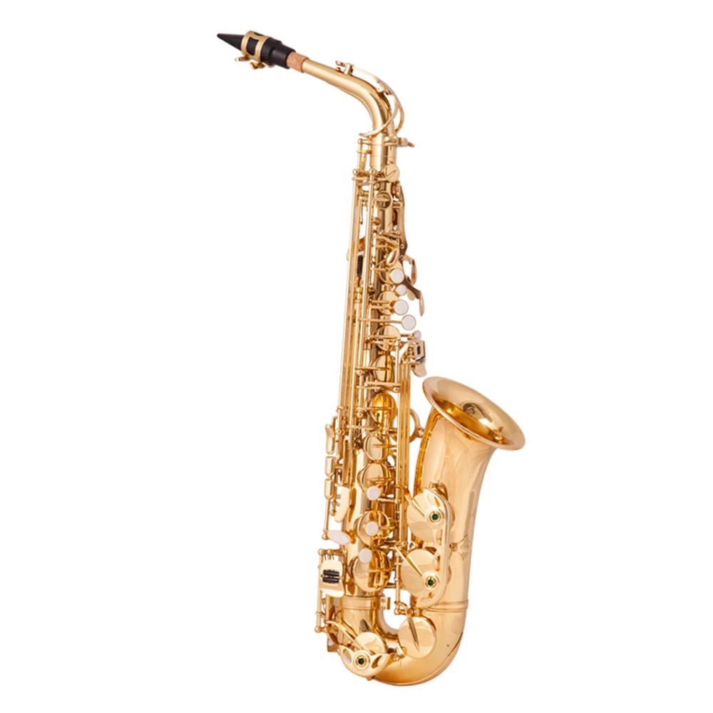 Eb Alto Saxophone - Gold Lacquer, Case & Accessories