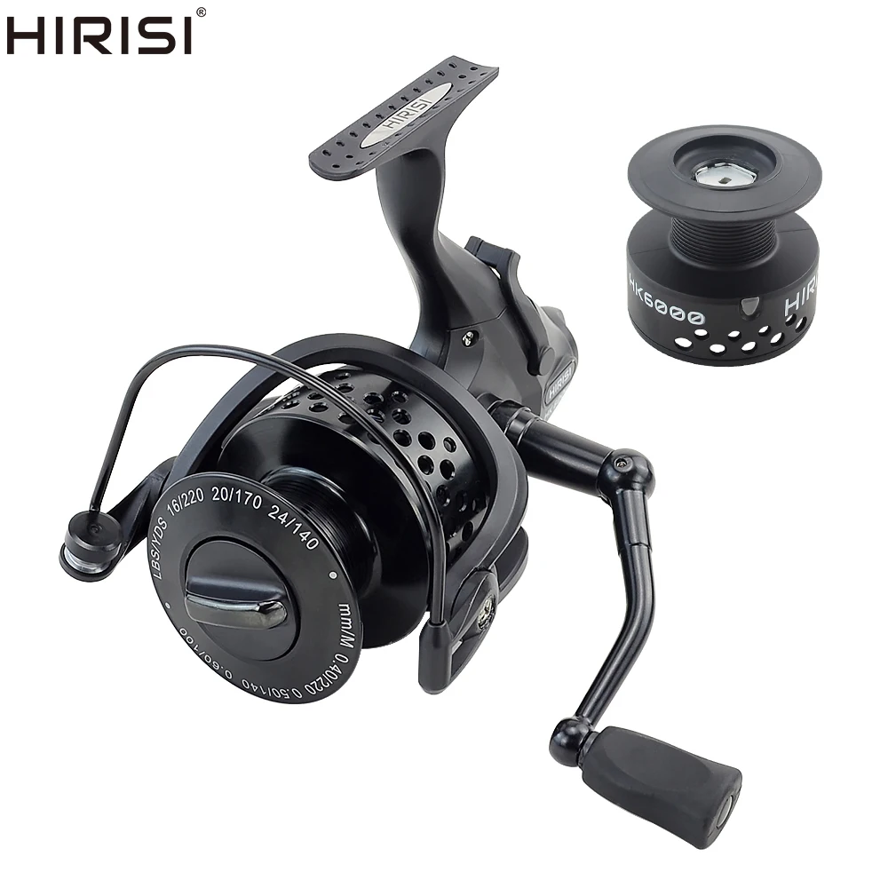Carp Fishing Reel 7+1 Ball Bearing Spinning Reel Baitrunner Free Spool